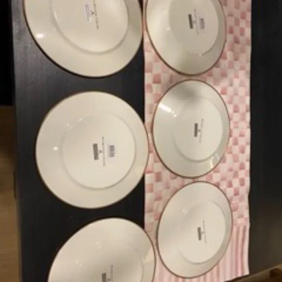 Mackenzie-Childs Rosy Check Set - Picture 5 of 6